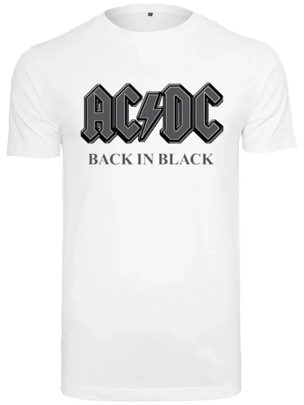 Acdc Back In Black T-Shirt - Hvid^Urban Classics Cheap