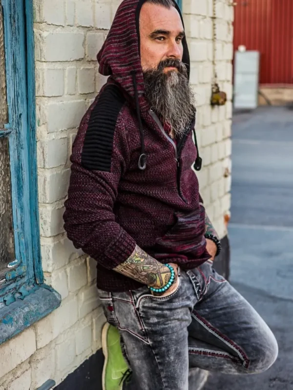 Artemis Hoodie - Vinrod/Sort^Rusty Neal Flash Sale