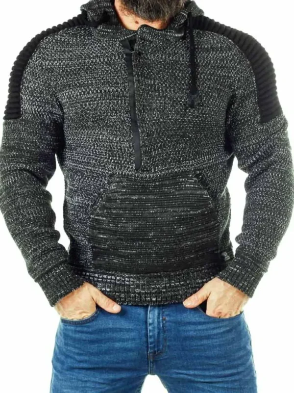 Artemis Hoodie - Sort/Petrol^Rusty Neal Sale