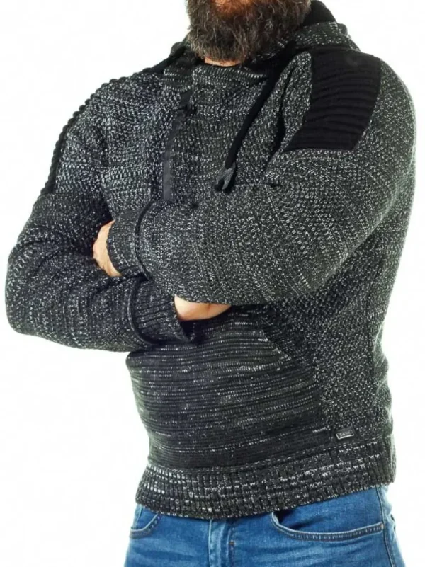 Artemis Hoodie - Sort/Petrol^Rusty Neal Sale