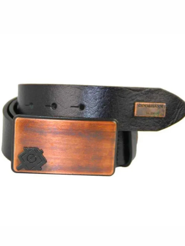 Assar Laederbaelte - Sort^Cipo & Baxx Shop