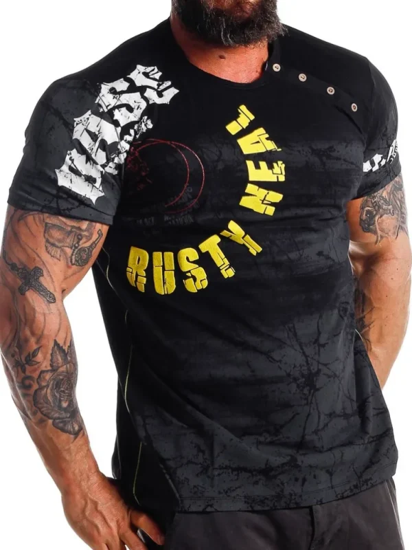 Base T-Shirt - Sort^Rusty Neal Discount