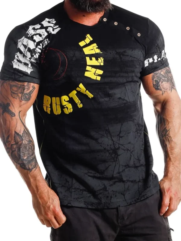 Base T-Shirt - Sort^Rusty Neal Discount