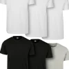 Basic T-Shirts 6-Pak - Sort/Hvid/Gra^Urban Classics Online