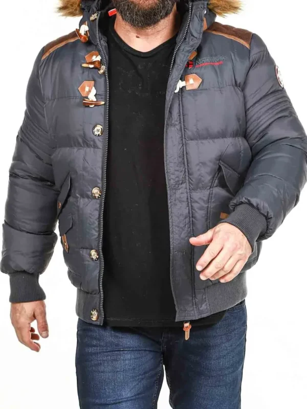 Belphegore Geo Norway Vinterjakke - Morkegra^Geographical Norway Flash Sale