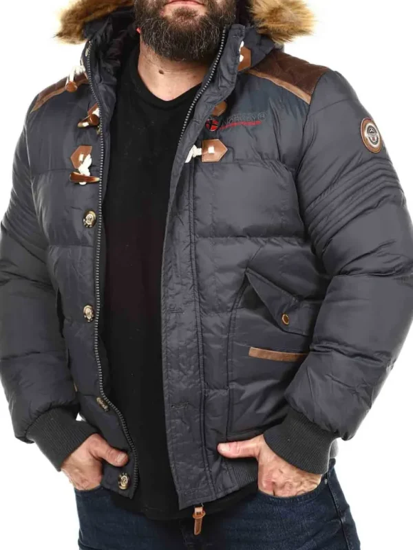 Belphegore Geo Norway Vinterjakke - Morkegra^Geographical Norway Flash Sale