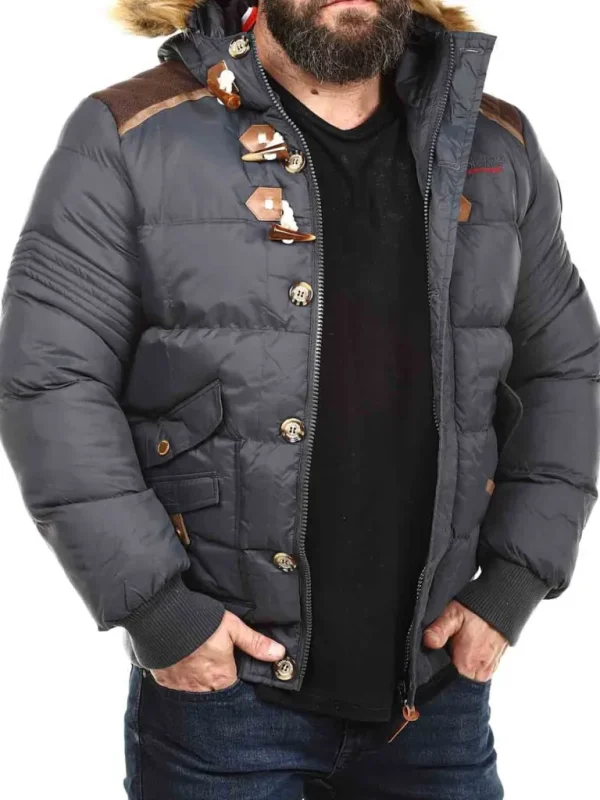 Belphegore Geo Norway Vinterjakke - Morkegra^Geographical Norway Flash Sale