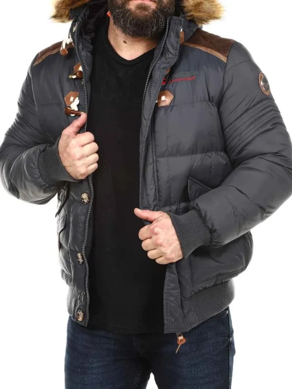 Belphegore Geo Norway Vinterjakke - Morkegra^Geographical Norway Flash Sale