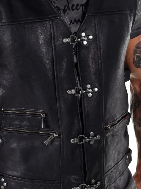 Biker D12 Skindvest - Sort^Dirty 12 Hot