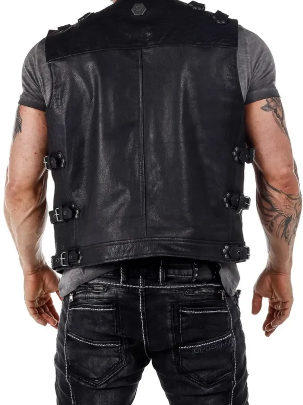 Biker D12 Skindvest - Sort^Dirty 12 Hot