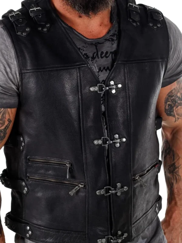 Biker D12 Skindvest - Sort^Dirty 12 Hot