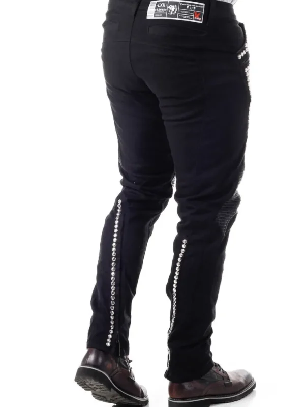 Black Stud Jeans - Sort^Kingz Cheap
