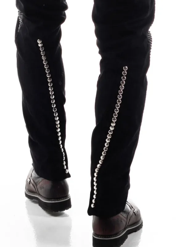 Black Stud Jeans - Sort^Kingz Cheap