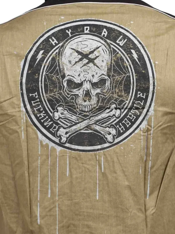 Blazon Worker Kortaermet Skjorte - Khaki^Hyraw Sale