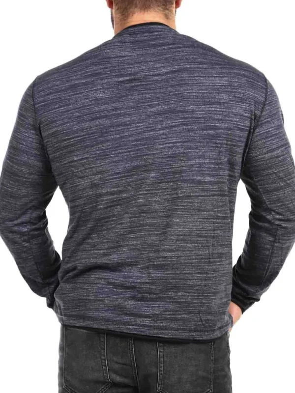 Granddad Longsleeve - Morkebla^Blend Fashion