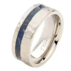 Blue Wood Ring - Solv/Bla^Inox Shop