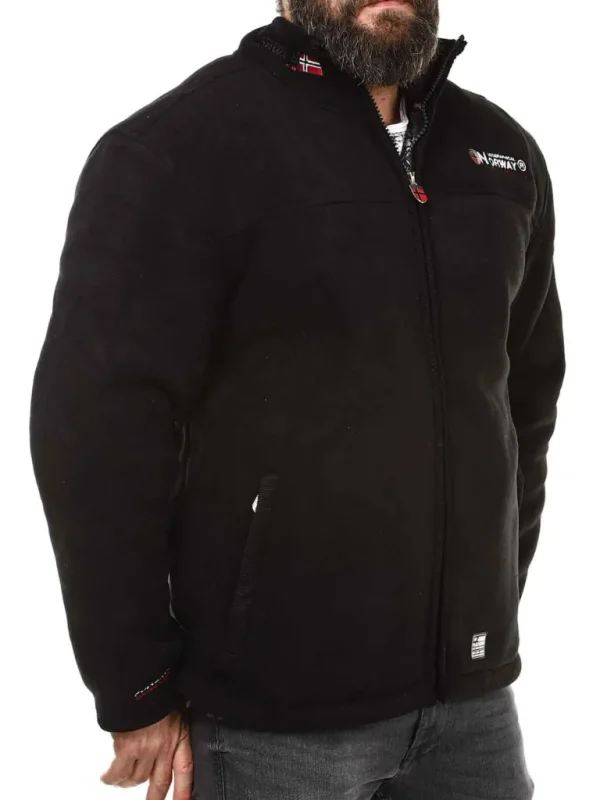 Bolt Geo Norway Fleecejakke - Sort^Geographical Norway Online