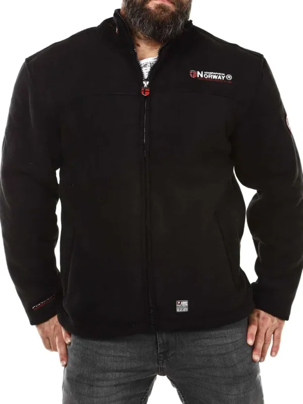 Bolt Geo Norway Fleecejakke - Sort^Geographical Norway Online