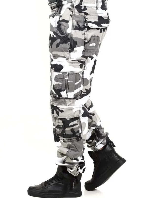 Pure Slim Fit Bukser - Hvid/Camo^Brandit Best Sale