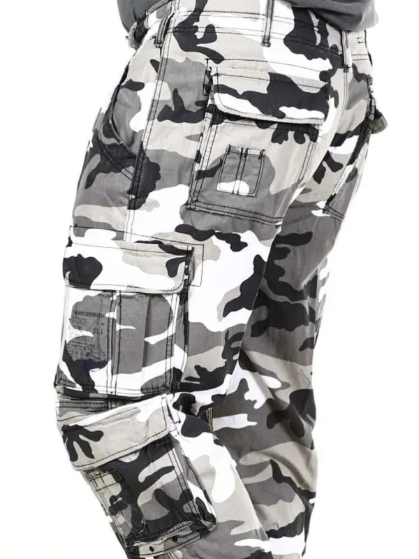 Pure Slim Fit Bukser - Hvid/Camo^Brandit Best Sale