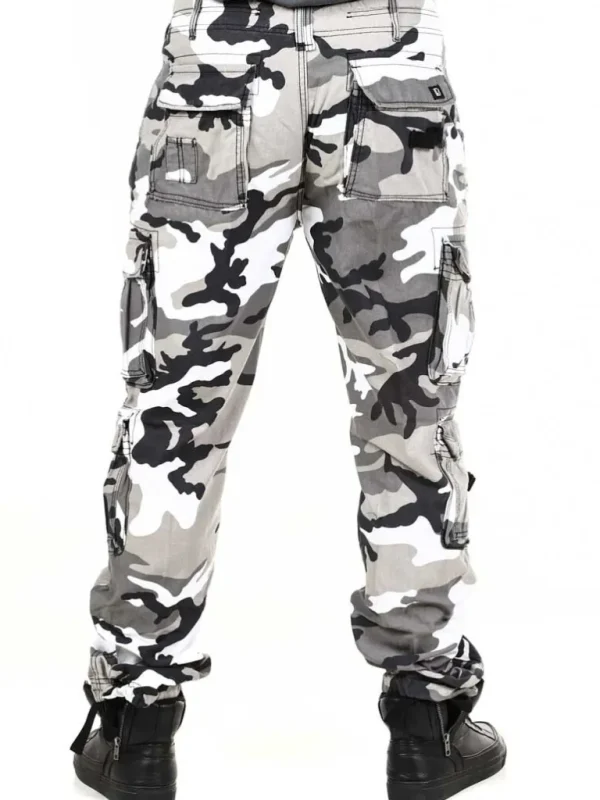 Pure Slim Fit Bukser - Hvid/Camo^Brandit Best Sale