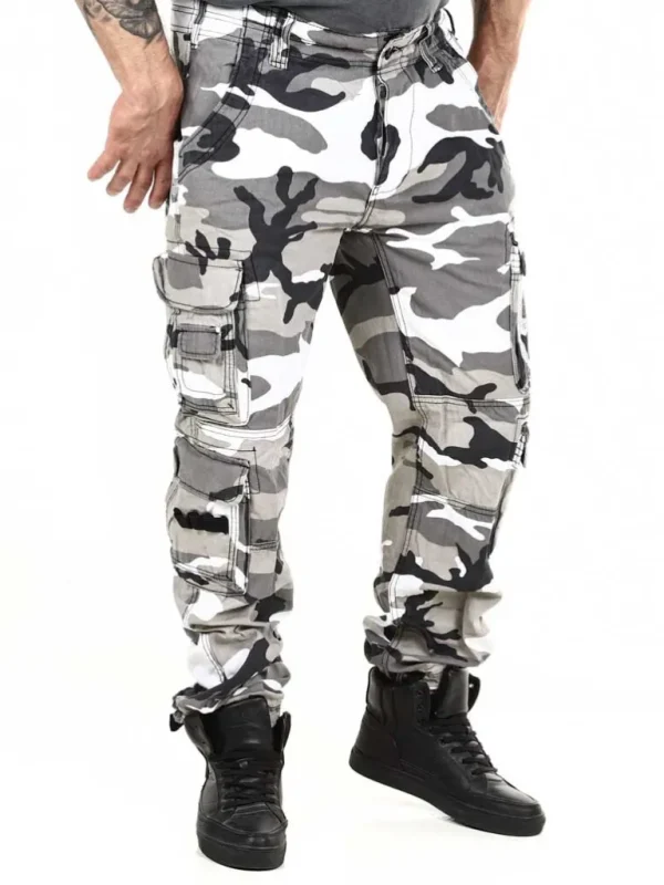 Pure Slim Fit Bukser - Hvid/Camo^Brandit Best Sale