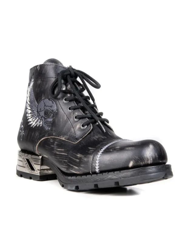 Desperado Boots - Dirty Black/Solv^New Rock Best