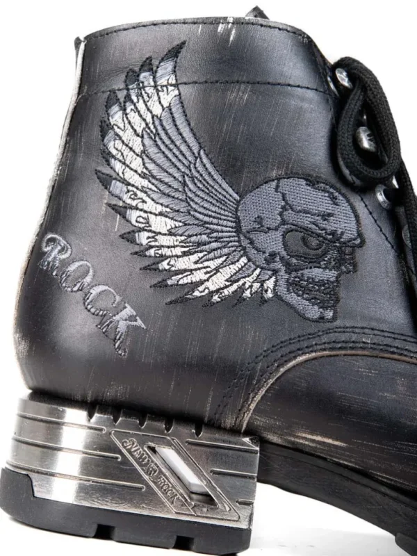 Desperado Boots - Dirty Black/Solv^New Rock Best