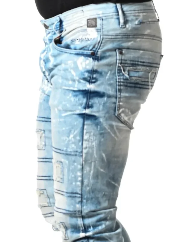 Destroyed Jeans - Lyseblå^Cipo & Baxx Shop