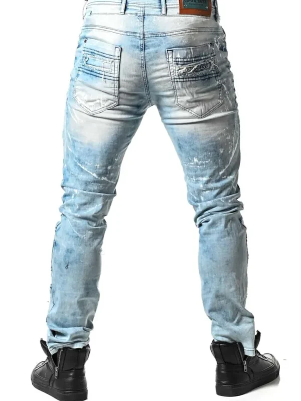 Destroyed Jeans - Lyseblå^Cipo & Baxx Shop