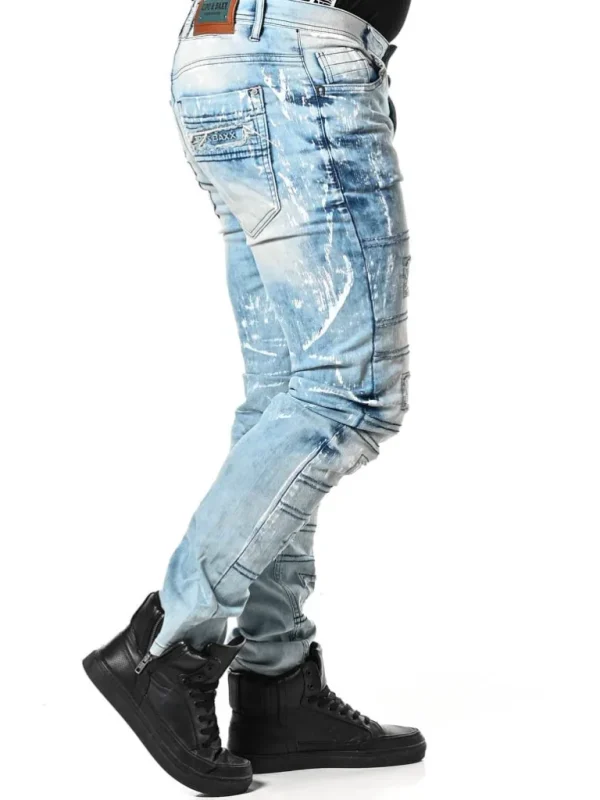 Destroyed Jeans - Lyseblå^Cipo & Baxx Fashion