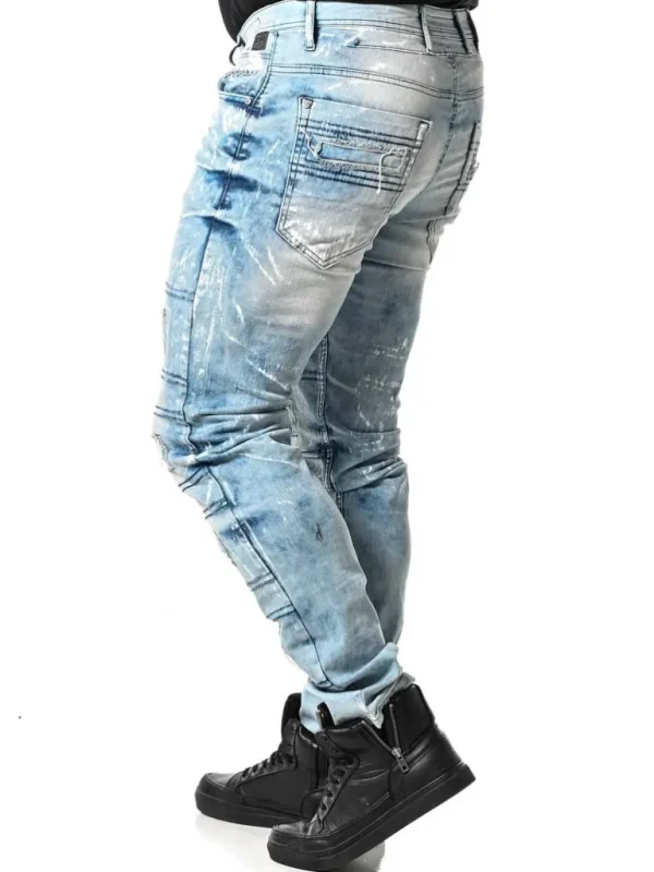 Destroyed Jeans - Lyseblå^Cipo & Baxx Fashion