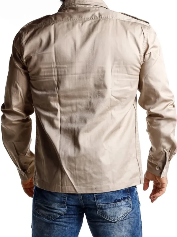 Docks Skjorte - Beige^Brandit Fashion