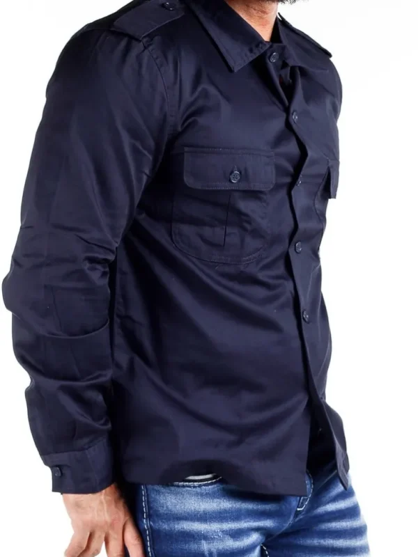 Docks Skjorte - Navy^Brandit Cheap