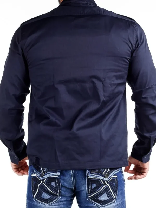 Docks Skjorte - Navy^Brandit Cheap