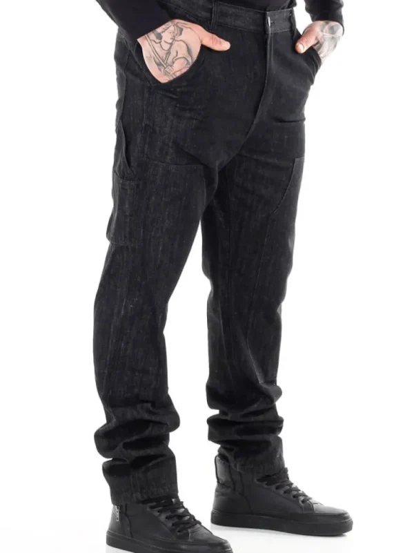 Double Knee Urban Jeans - Sort^Urban Classic Clearance
