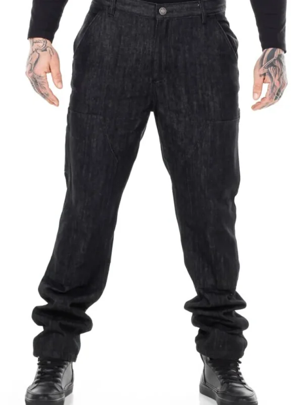 Double Knee Urban Jeans - Sort^Urban Classic Outlet