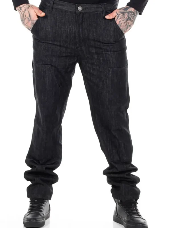 Double Knee Urban Jeans - Sort^Urban Classic Outlet