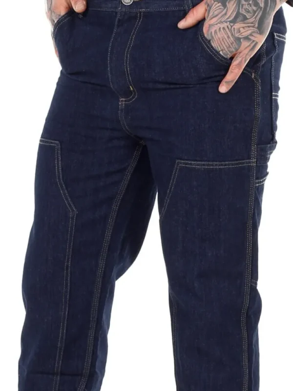 Double Knee Urban Jeans - Morkebla^Urban Classic Fashion