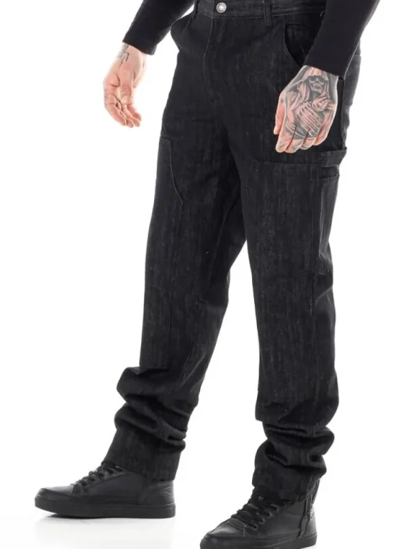 Double Knee Urban Jeans - Sort^Urban Classic Outlet