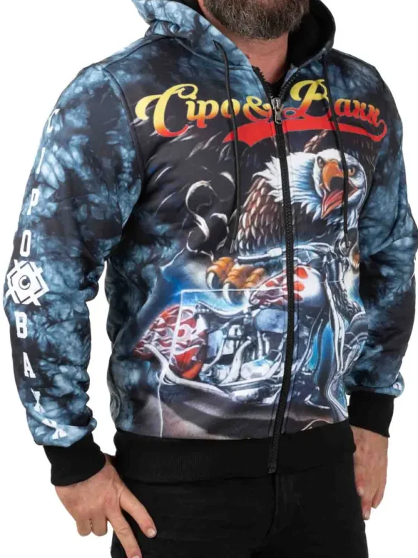 Fast Style Hoodie - Morkebla^Cipo & Baxx Fashion