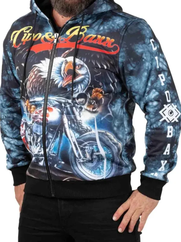 Fast Style Hoodie - Morkebla^Cipo & Baxx Fashion