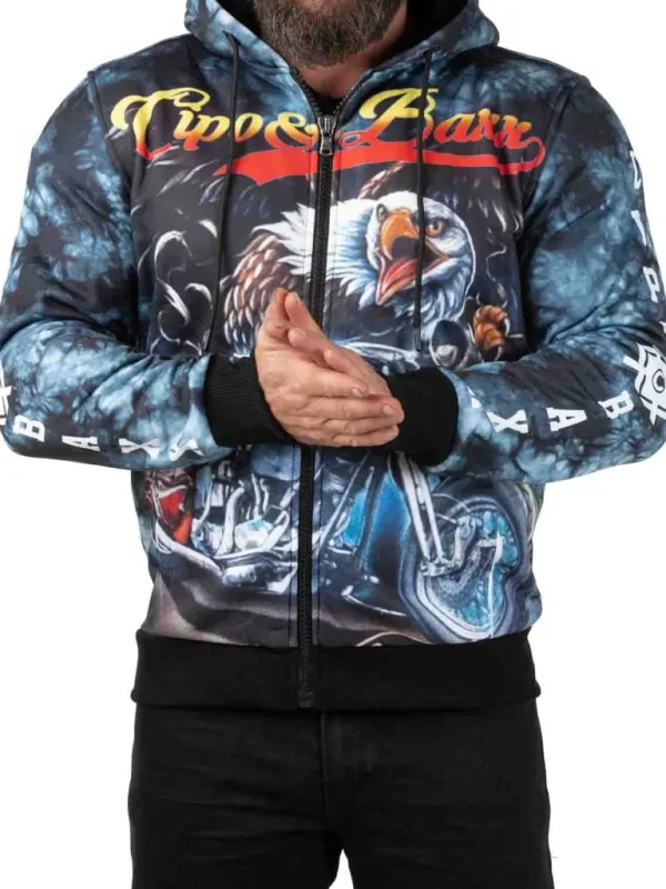 Fast Style Hoodie - Morkebla^Cipo & Baxx Fashion