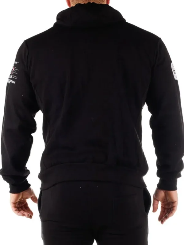 Fighter Geo Norway Zip Hoodie - Sort^Geographical Norway Flash Sale