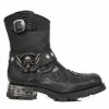 Flame New Rock Boots - Sort^New Rock Shoes Sale