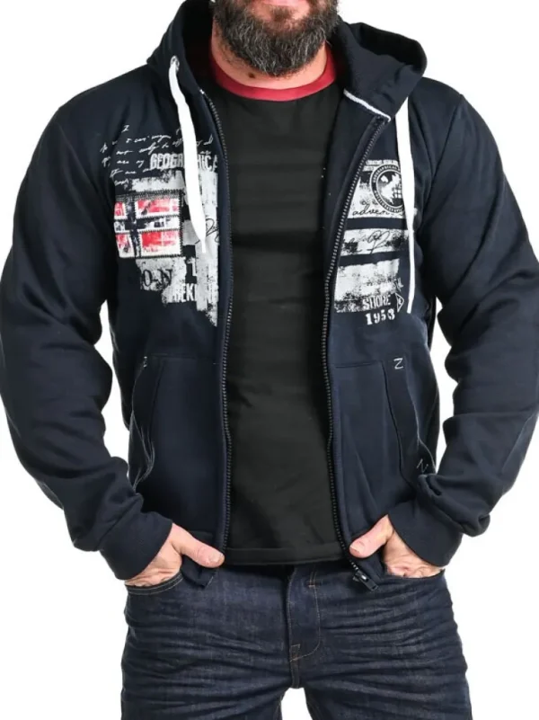 Fohnson Geo Norway Hoodie - Morkebla^Geographical Norway Store