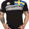 Fresco Sweden T-Shirt - Sort^Geographical Norway Shop