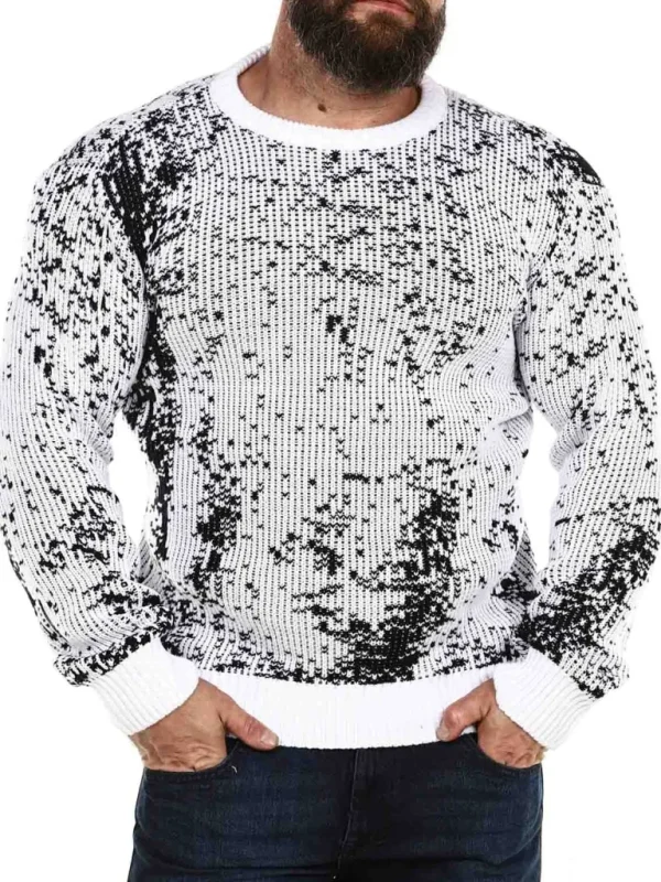 Gaston Strikket Troje - Hvid^Rusty Neal Shop