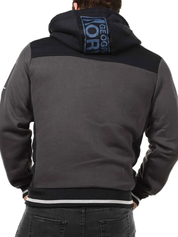 Geday Geo Norway Hoodie - Morkegra^Geographical Norway Shop