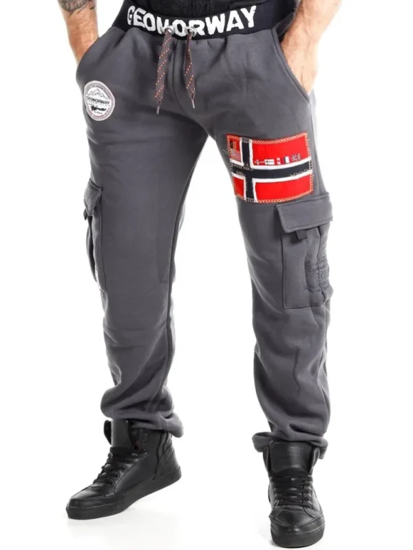 Geo Norway Cargo Sweatpants - Morkegra^Geographical Norway Online